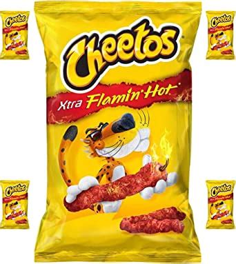 CHEETOS EXTRA FLAMIN HOT 52g (caja con 5 .